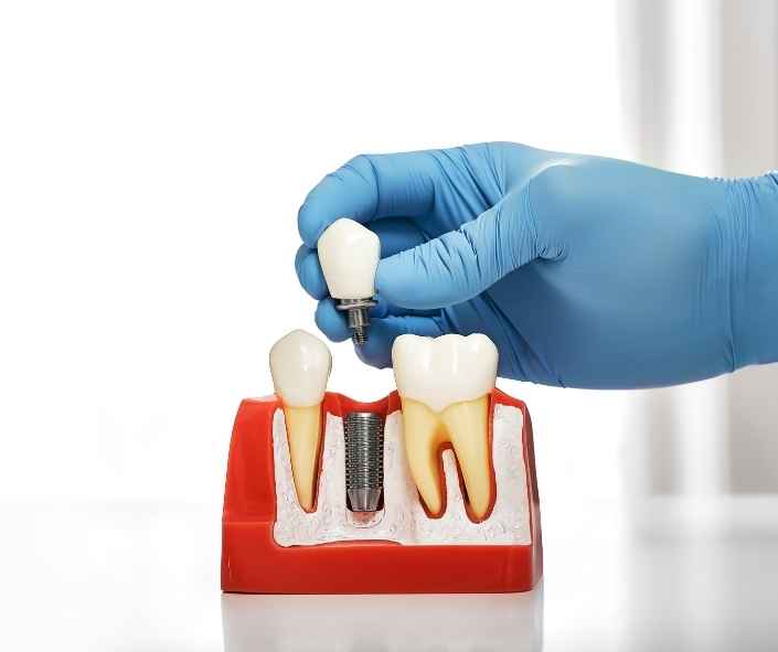 Dental implants and crowns